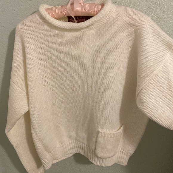 Cream colored long sleeve sweater - Picture 1 of 2